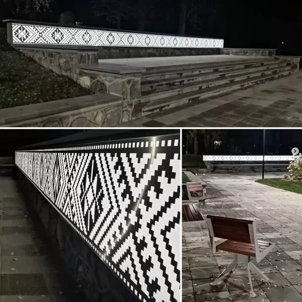 Naukšēnu kultūras nama apkārtnes labiekārtojums